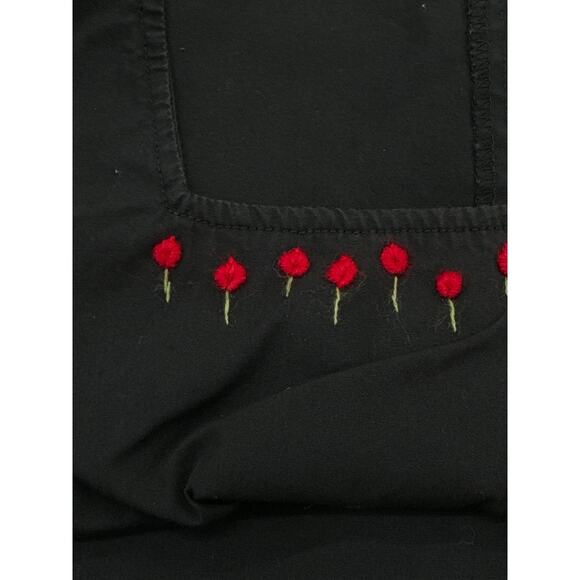 Chinchilla Womens Size 165/88A US S Dress Embroidered Floral A Line Square Neck - Picture 9 of 12